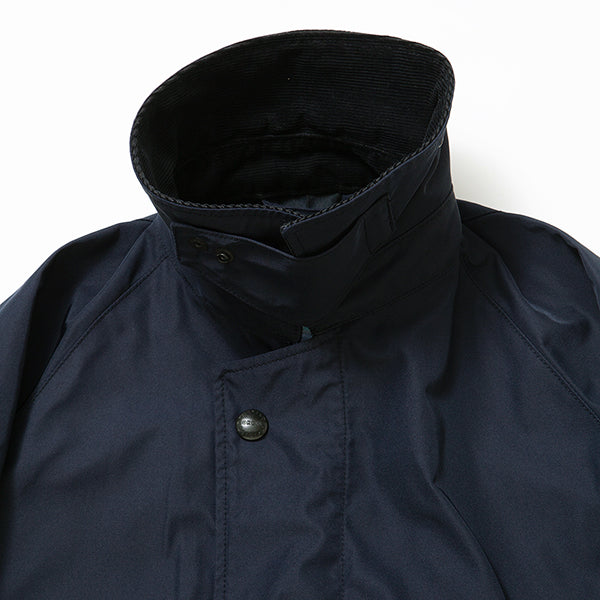 GALE HUNTER COAT / HIGH DENSITY ESTER GABARDINE / NAVY