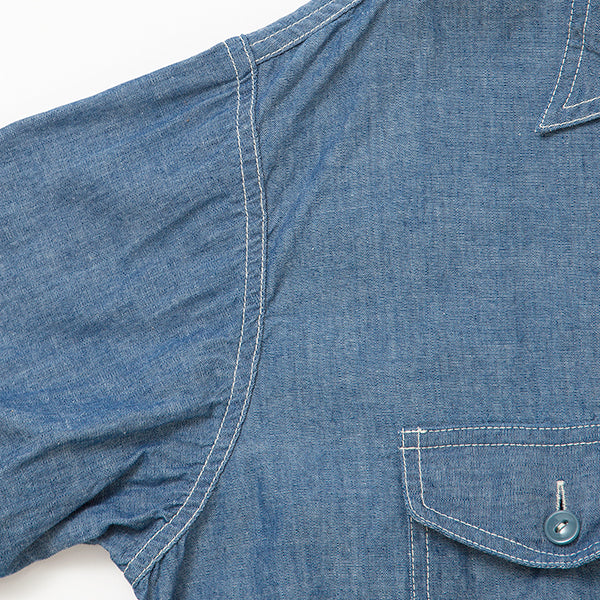 NAVY PULLOVER SHIRT / BLUE CHAMBRAY