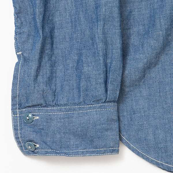 NAVY PULLOVER SHIRT / BLUE CHAMBRAY