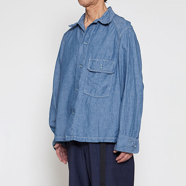 UTILITY FIELD SHIRT / BLUE CHAMBRAY