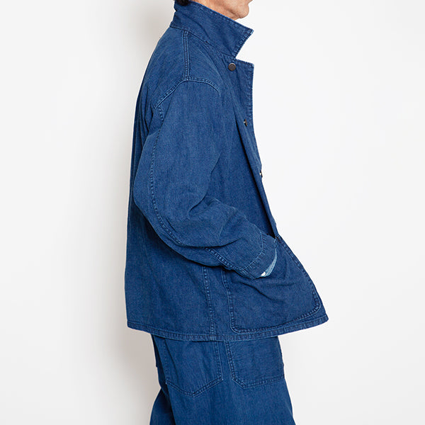 CORONA N-3 JUMPER / 8.5oz INDIGO DENIM / BIO-WASH — SPEEDWAY