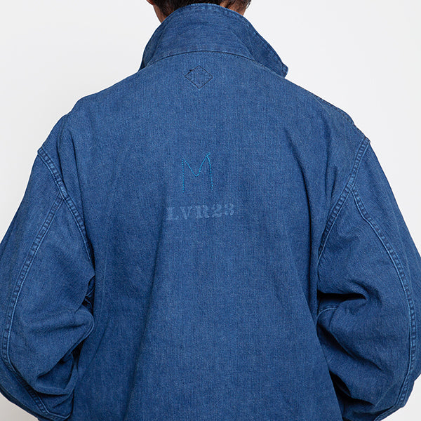 CORONA N-3 JUMPER / 8.5oz INDIGO DENIM / BIO-WASH