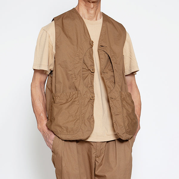 GAME VEST / COTTON TWILL LIGHT / KHAKI
