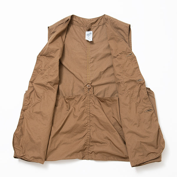 GAME VEST / COTTON TWILL LIGHT / KHAKI