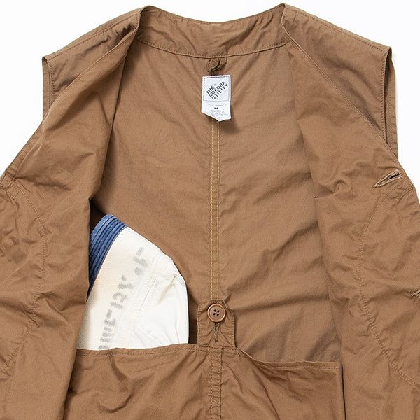 GAME VEST / COTTON TWILL LIGHT / KHAKI
