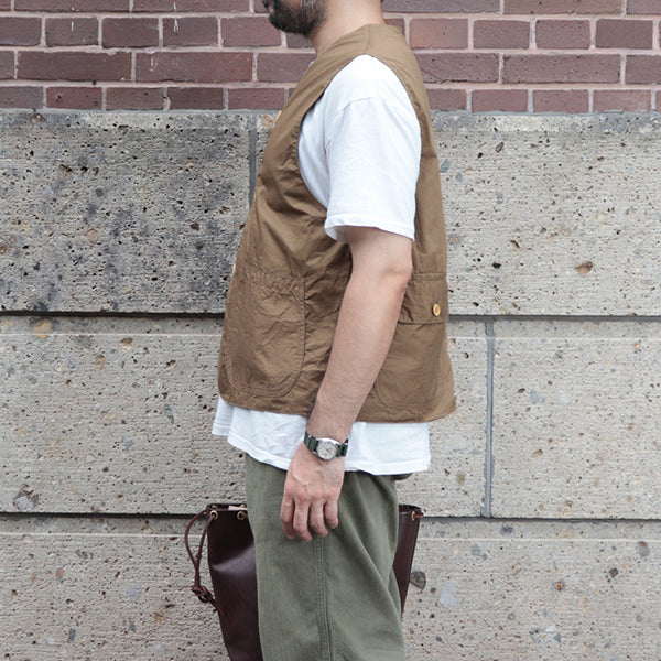 GAME VEST / COTTON TWILL LIGHT / KHAKI