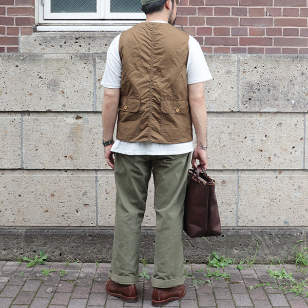 GAME VEST / COTTON TWILL LIGHT / KHAKI