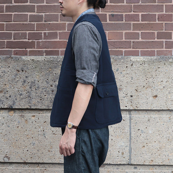 GAME VEST / HUNTING DOBBY CLOTH / NAVY