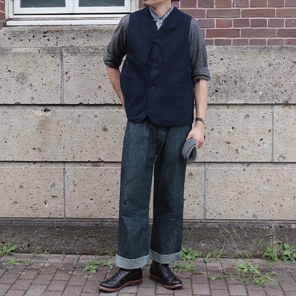 GAME VEST / HUNTING DOBBY CLOTH / NAVY