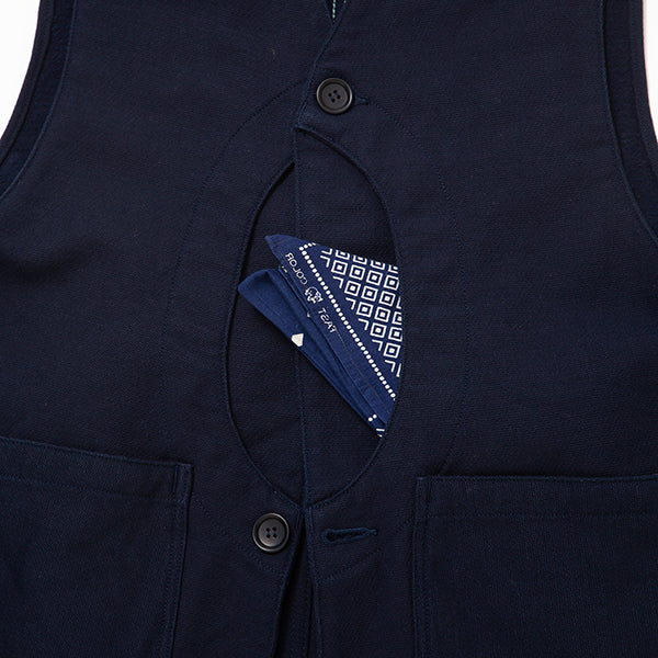 GAME VEST / HUNTING DOBBY CLOTH / NAVY
