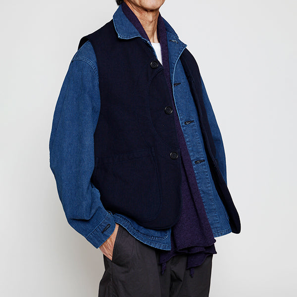 GAME VEST / HUNTING DOBBY CLOTH / NAVY