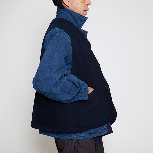GAME VEST / HUNTING DOBBY CLOTH / NAVY