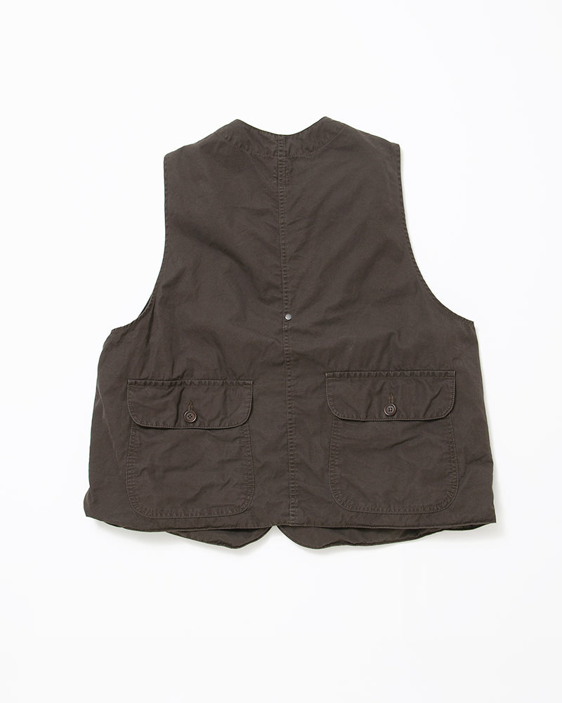 COTTON COMBED YARN GABARDINE / CHOCOLATE BROWN