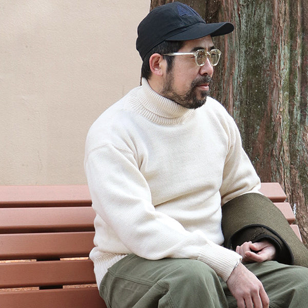 R.A.F. AIRCREW SWEATER / WHITE