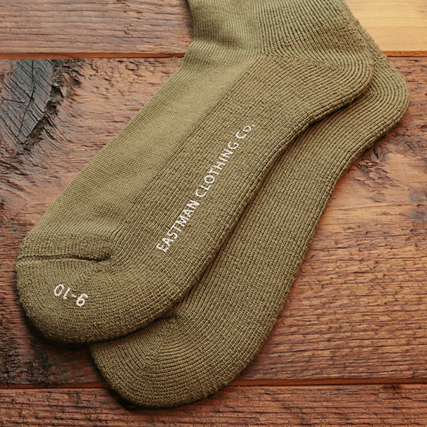1942 MODEL 2 PAIR PACK WOOL SOCKS / OLIVE
