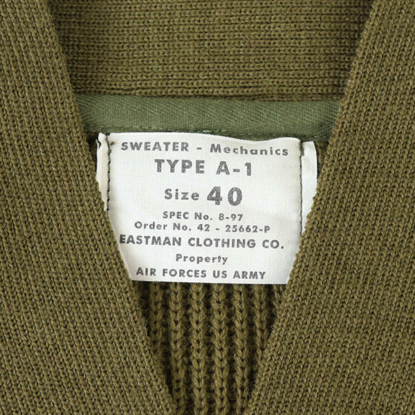 MECHANICS TYPE A-1 SWEATER / OLIVE DRAB