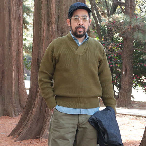 MECHANICS TYPE A-1 SWEATER / OLIVE DRAB