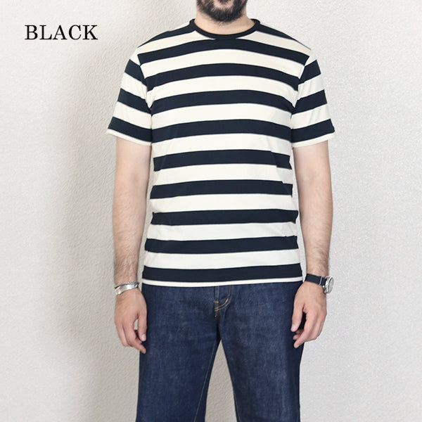 1940s STYLE BIKER HOOP T-SHIRT — SPEEDWAY