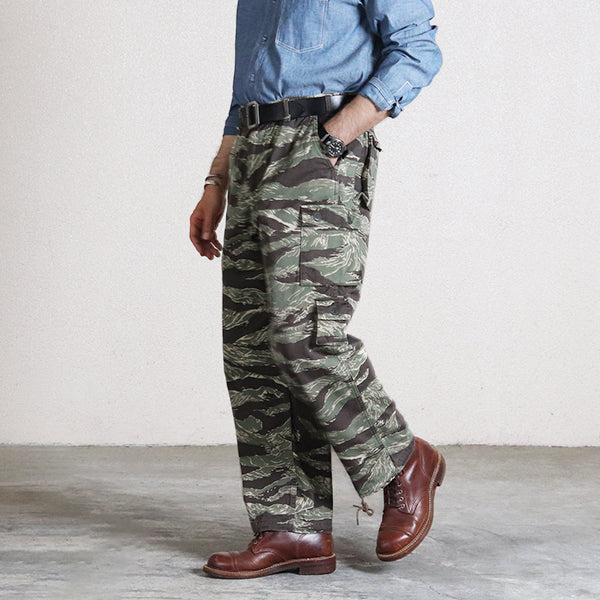TIGER SLACKS / TIGER STRIPE WITH SPECIAL BIO WASH