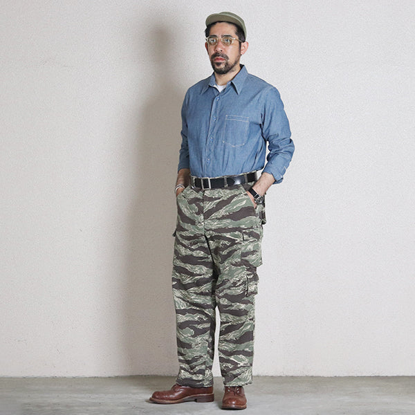 TIGER SLACKS / TIGER STRIPE WITH SPECIAL BIO WASH