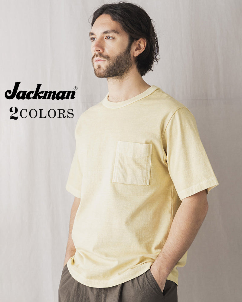POCKET T-SHIRT PIGMENT DYE / 2026 MODEL / 2 COLORS