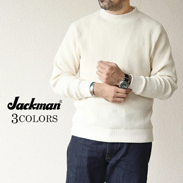 WAFFLE MID-NECK SHIRT