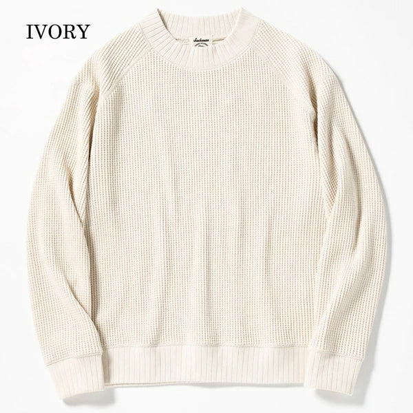 WAFFLE MID-NECK SHIRT