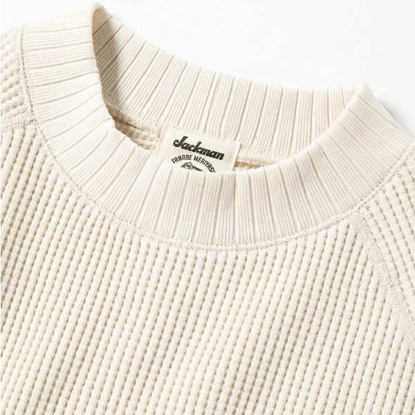 WAFFLE MID-NECK SHIRT