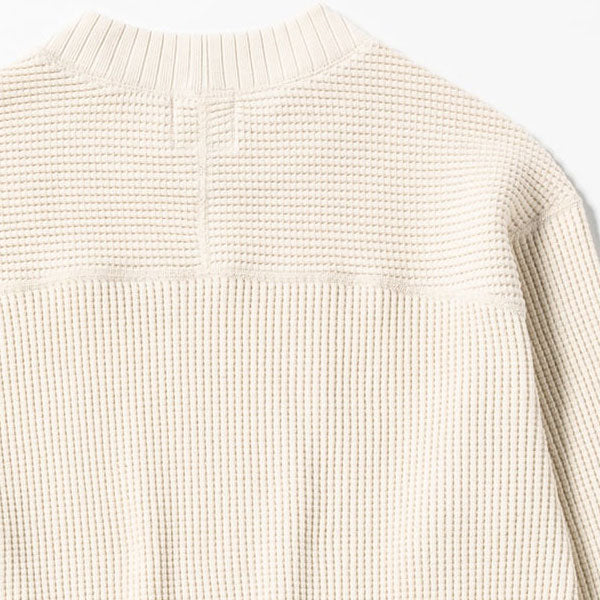 WAFFLE MID-NECK SHIRT