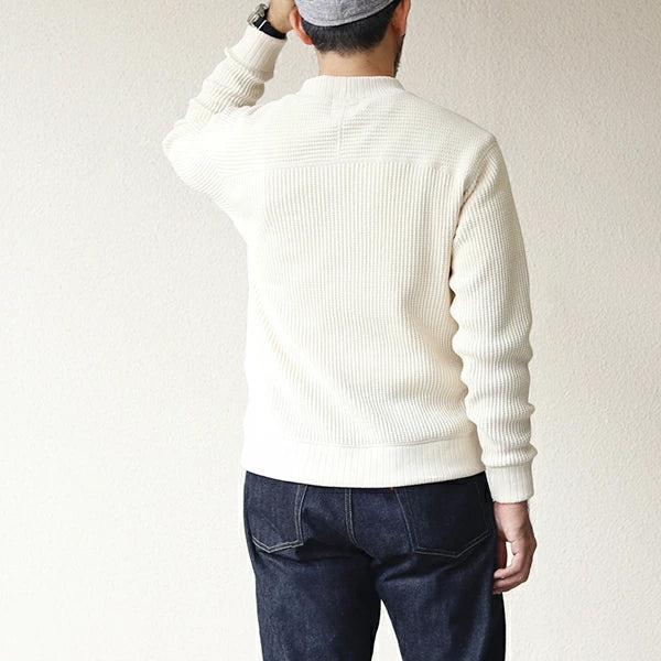 WAFFLE MID-NECK SHIRT