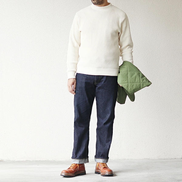 WAFFLE MID-NECK SHIRT