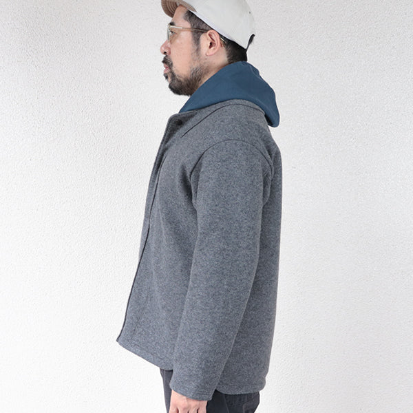 SALE / MELTON KNIT UF JACKET