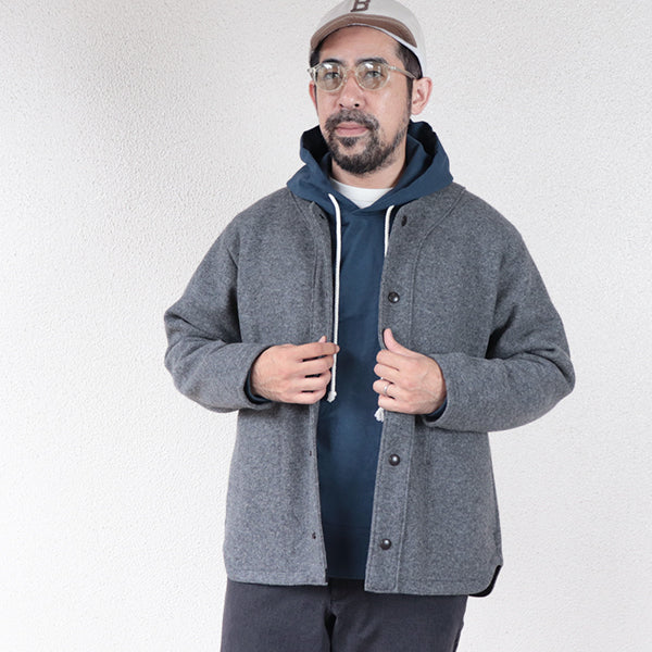 SALE / MELTON KNIT UF JACKET