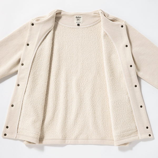 BIG LOOP COLLARLESS JACKET