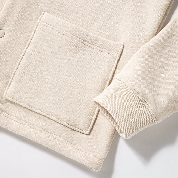 BIG LOOP COLLARLESS JACKET