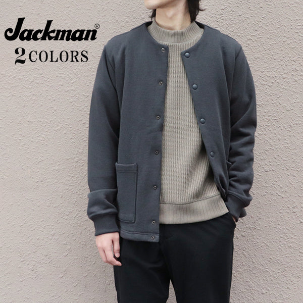 BIG LOOP COLLARLESS JACKET