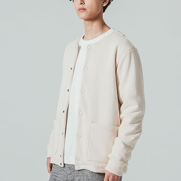 BIG LOOP COLLARLESS JACKET