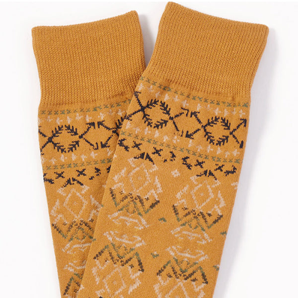 10" BOOTS SOCKS / NATIVE AMERICAN / CROSSED ARROWS