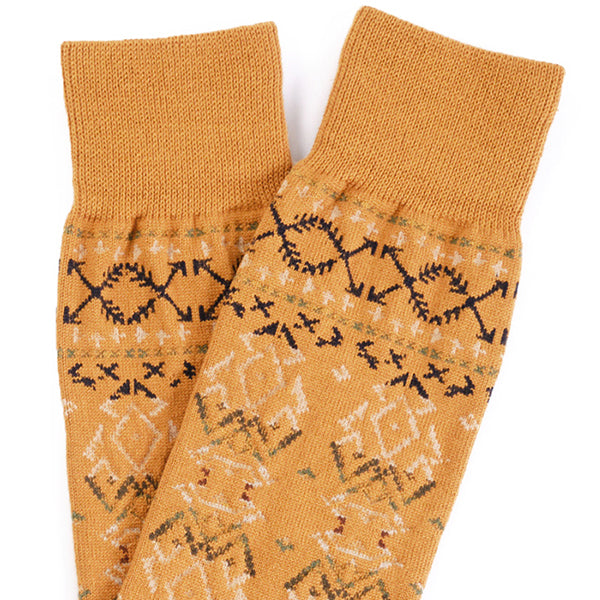 10" BOOTS SOCKS / NATIVE AMERICAN / CROSSED ARROWS