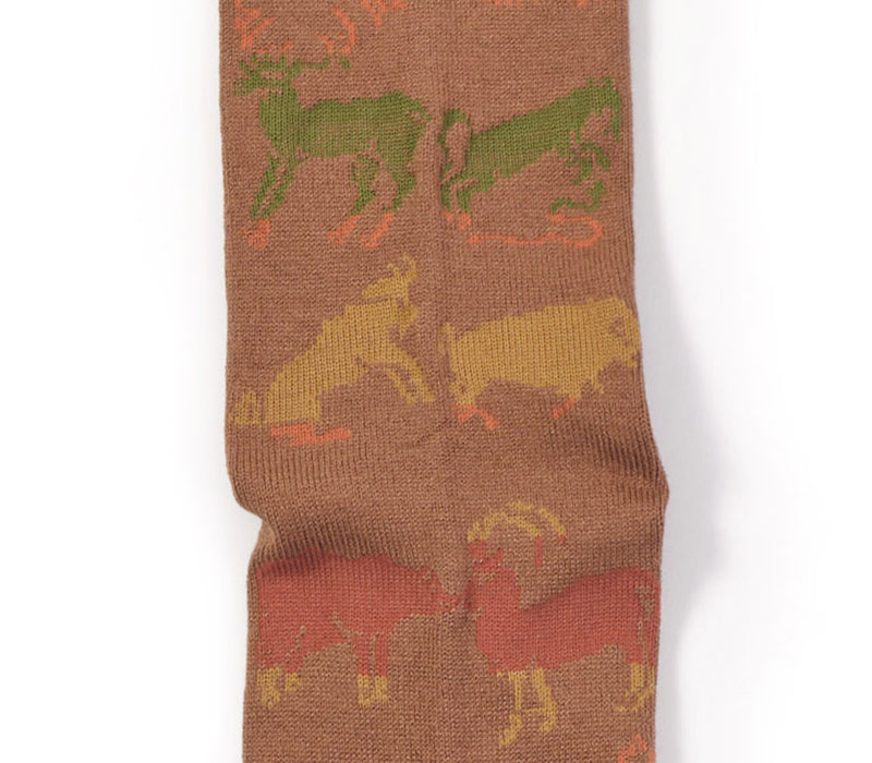 10" BOOTS SOCKS / NATIVE AMERICAN / HAPPY HUNTING GROUND