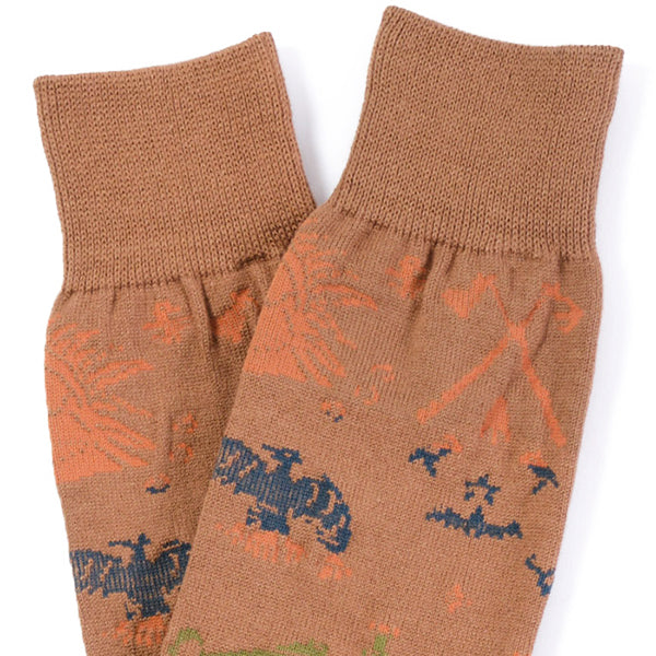 10" BOOTS SOCKS / NATIVE AMERICAN / HAPPY HUNTING GROUND