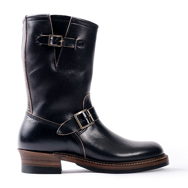 WABASH ENGINEER BOOTS / HORWEEN LEATHER CXL / BLACK — SPEEDWAY