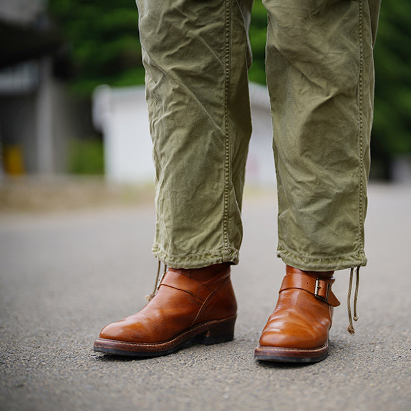 WABASH ENGINEER BOOTS / BADALASSI CARLO LEATHER / COGNAC