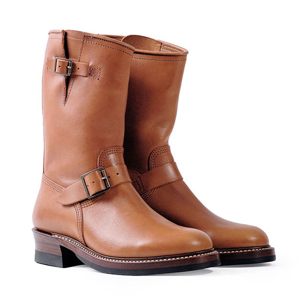 WABASH ENGINEER BOOTS / BADALASSI CARLO LEATHER / COGNAC