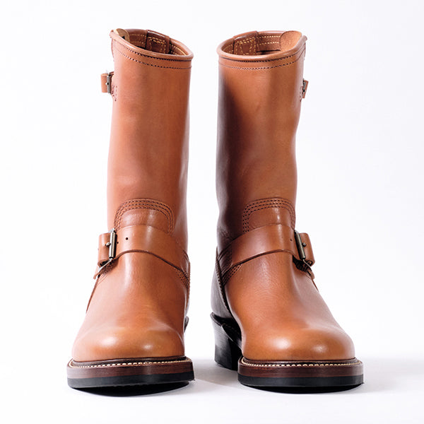 WABASH ENGINEER BOOTS / BADALASSI CARLO LEATHER / COGNAC