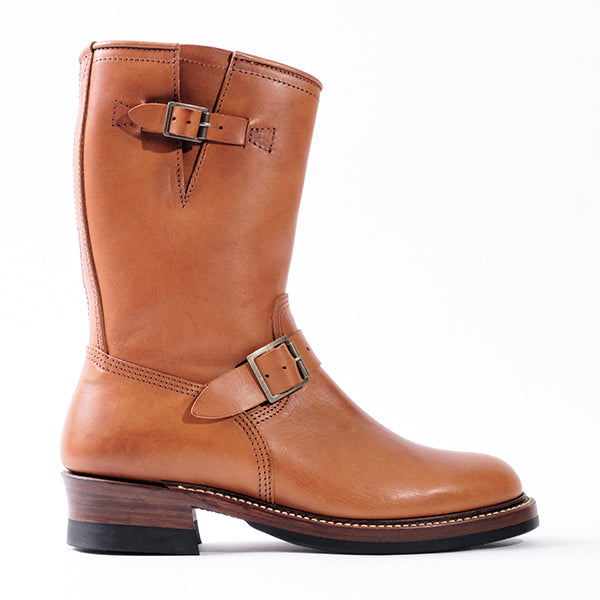 WABASH ENGINEER BOOTS / BADALASSI CARLO LEATHER / COGNAC