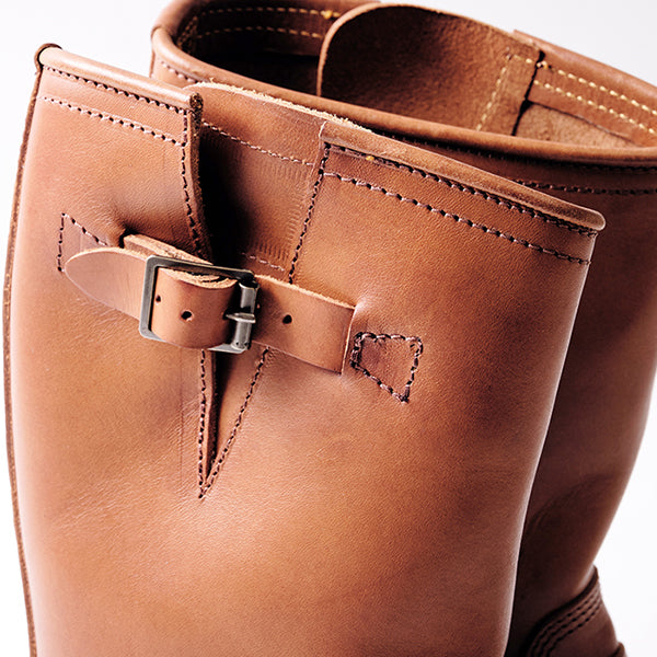 WABASH ENGINEER BOOTS / BADALASSI CARLO LEATHER / COGNAC