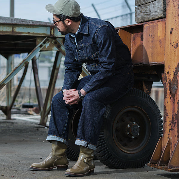 WABASH ENGINEER BOOTS / BADALASSI CARLO LEATHER / GRIGIO