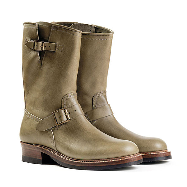 WABASH ENGINEER BOOTS / BADALASSI CARLO LEATHER / GRIGIO