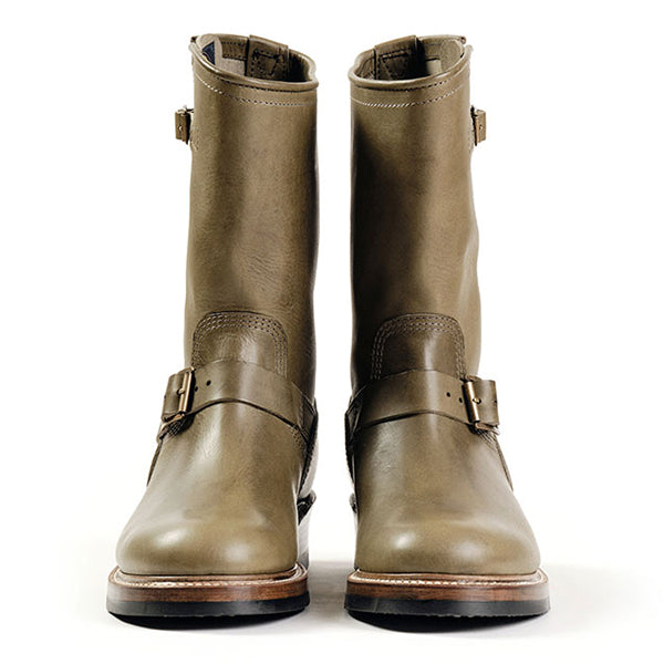 WABASH ENGINEER BOOTS / BADALASSI CARLO LEATHER / GRIGIO